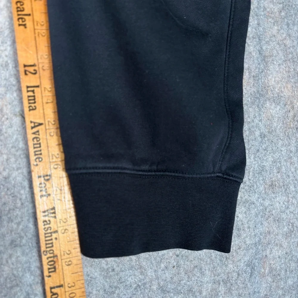 Nike Fleece Joggers Mens XL Black Embroidered Swoosh Cuffed Sweatpant Sportwear